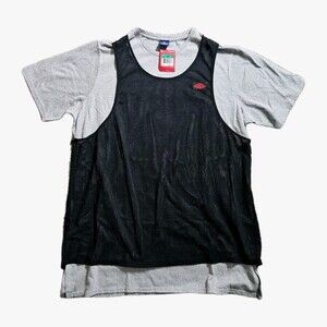 NEW - Nike Jordan S/S Tee Mesh Overlay Grey 884271-063 Size XL (SOLD OUT)